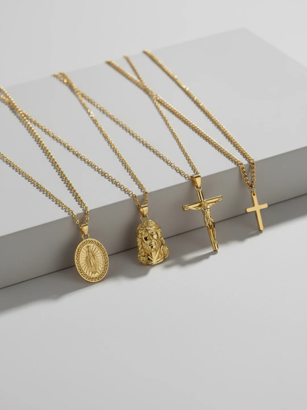 CHRISTIAN CHAIN SET | 18K Gold - Image 3