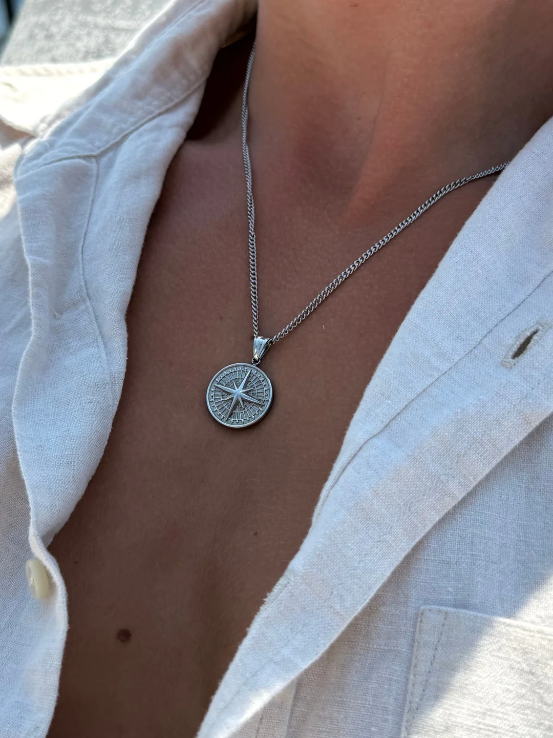 COMPASS CHAIN | Silver - Image 6
