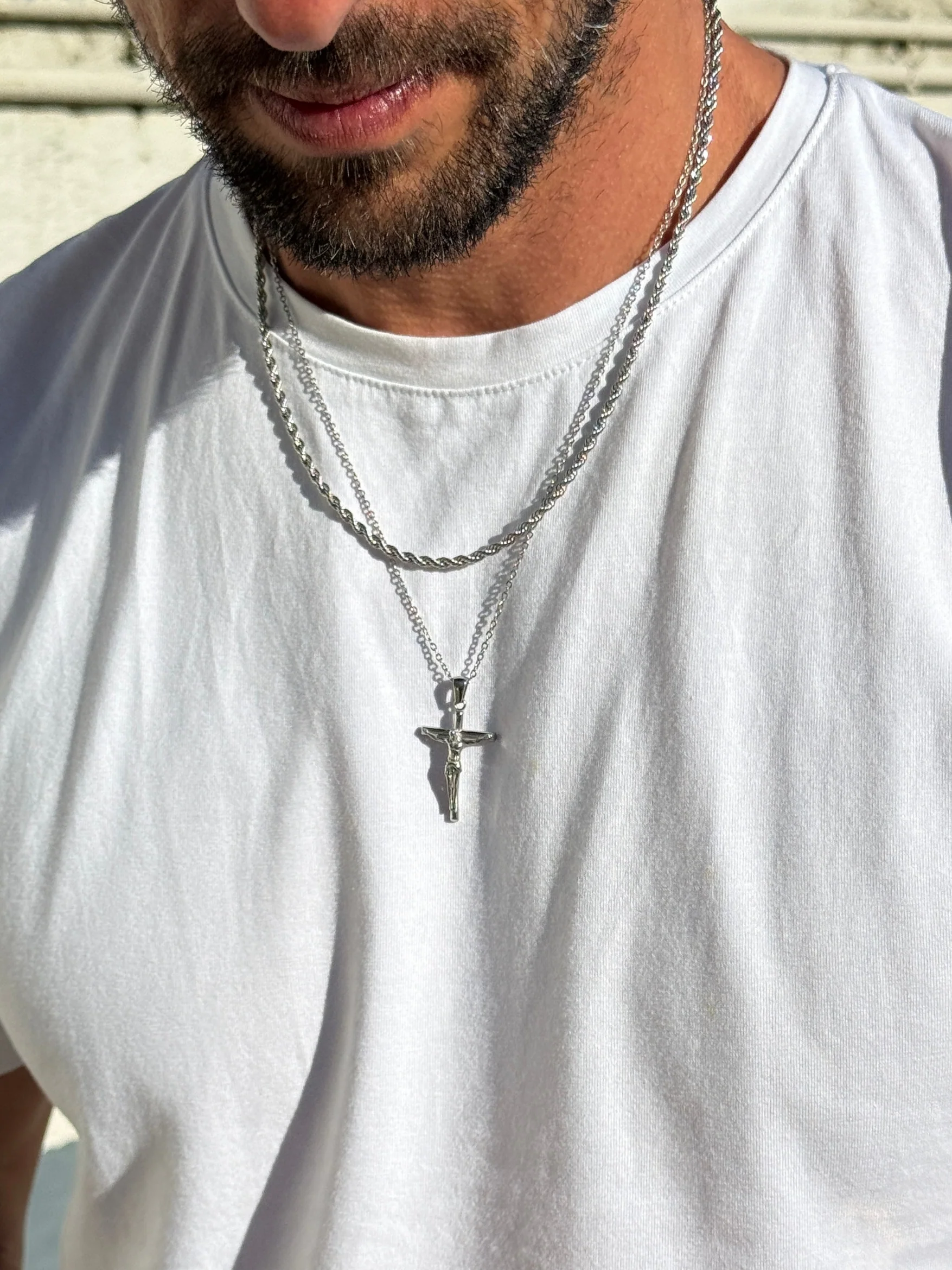 CRUCIFIX CHAIN | Silver - Image 2