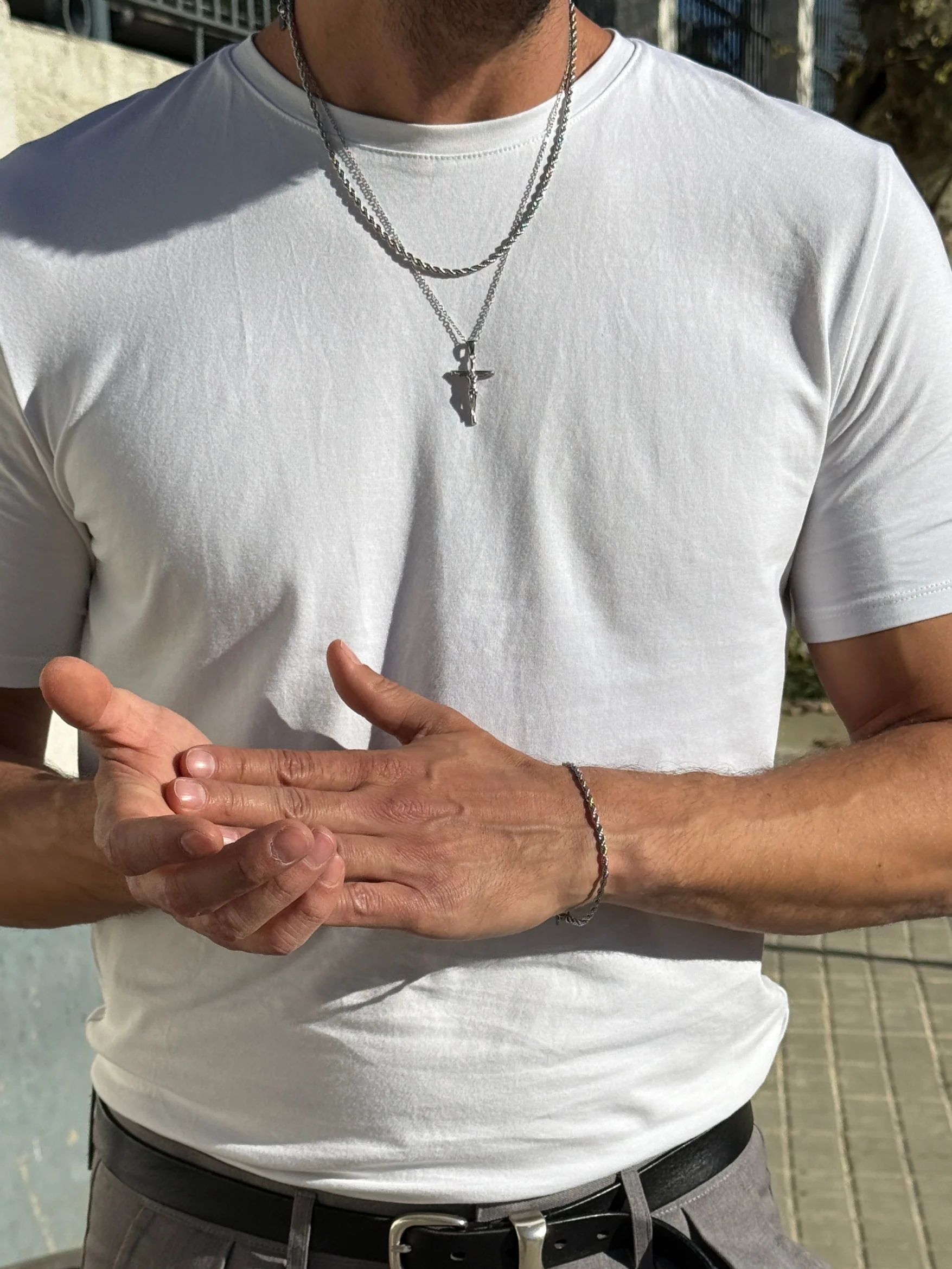 CRUCIFIX CHAIN | Silver - Image 5