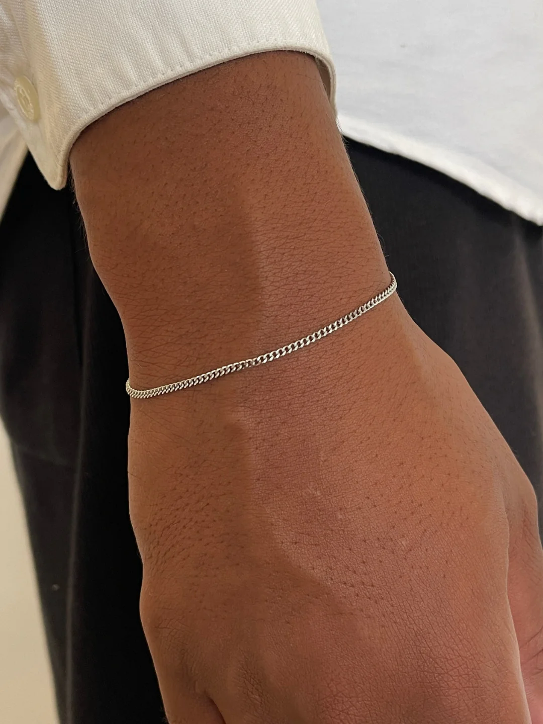 CUBAN BRACELET 1.8MM | Silver - Image 6