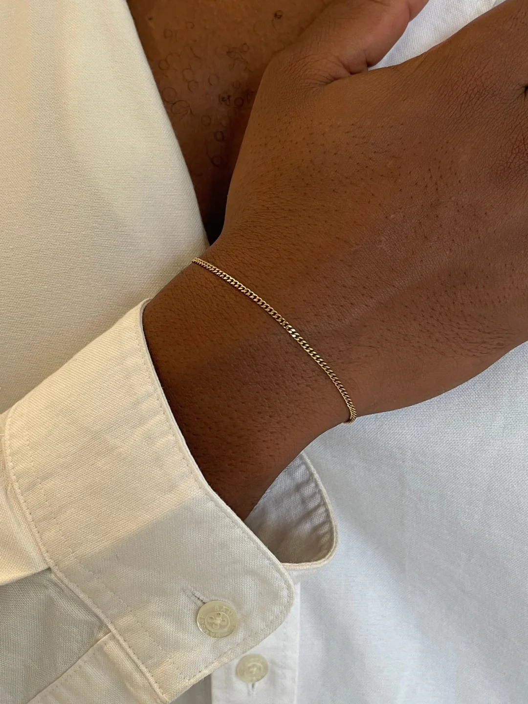 CUBAN BRACELET 1.8MM | 18K Gold - Image 5