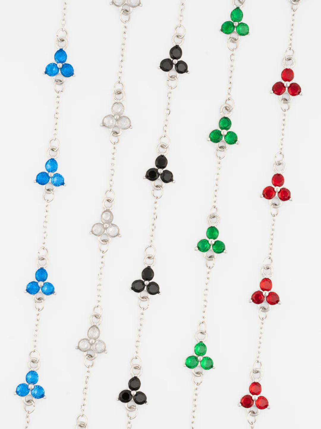 GREEN CLOVER BRACELET | Silver - Image 10