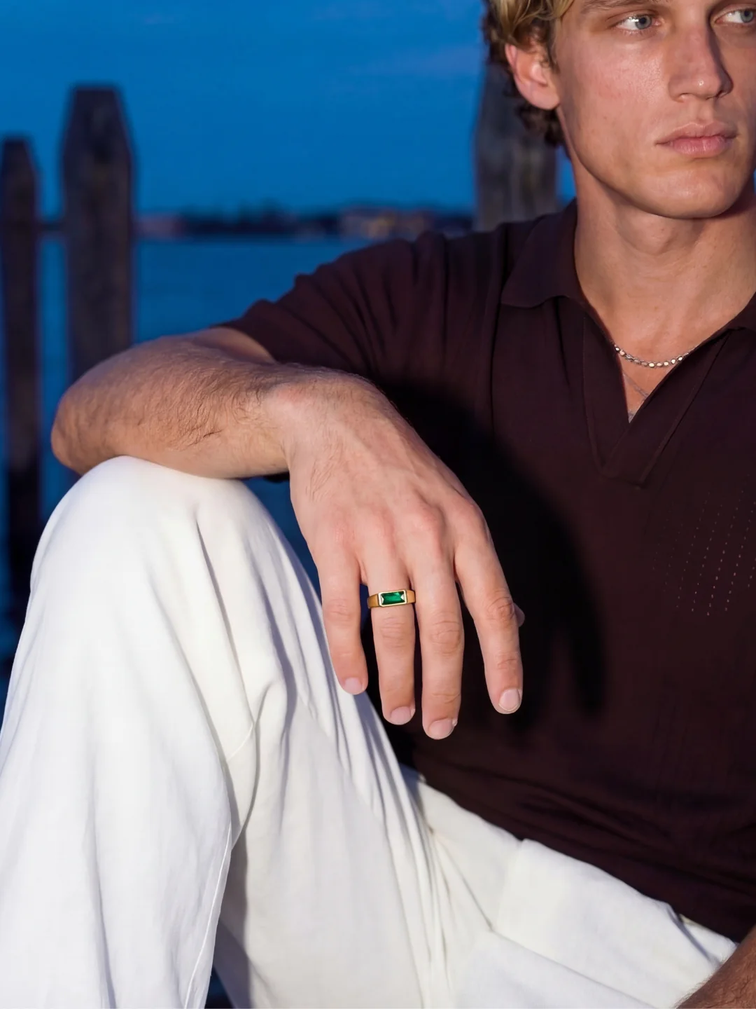 GREEN COMO RING | 18K Gold - Image 5