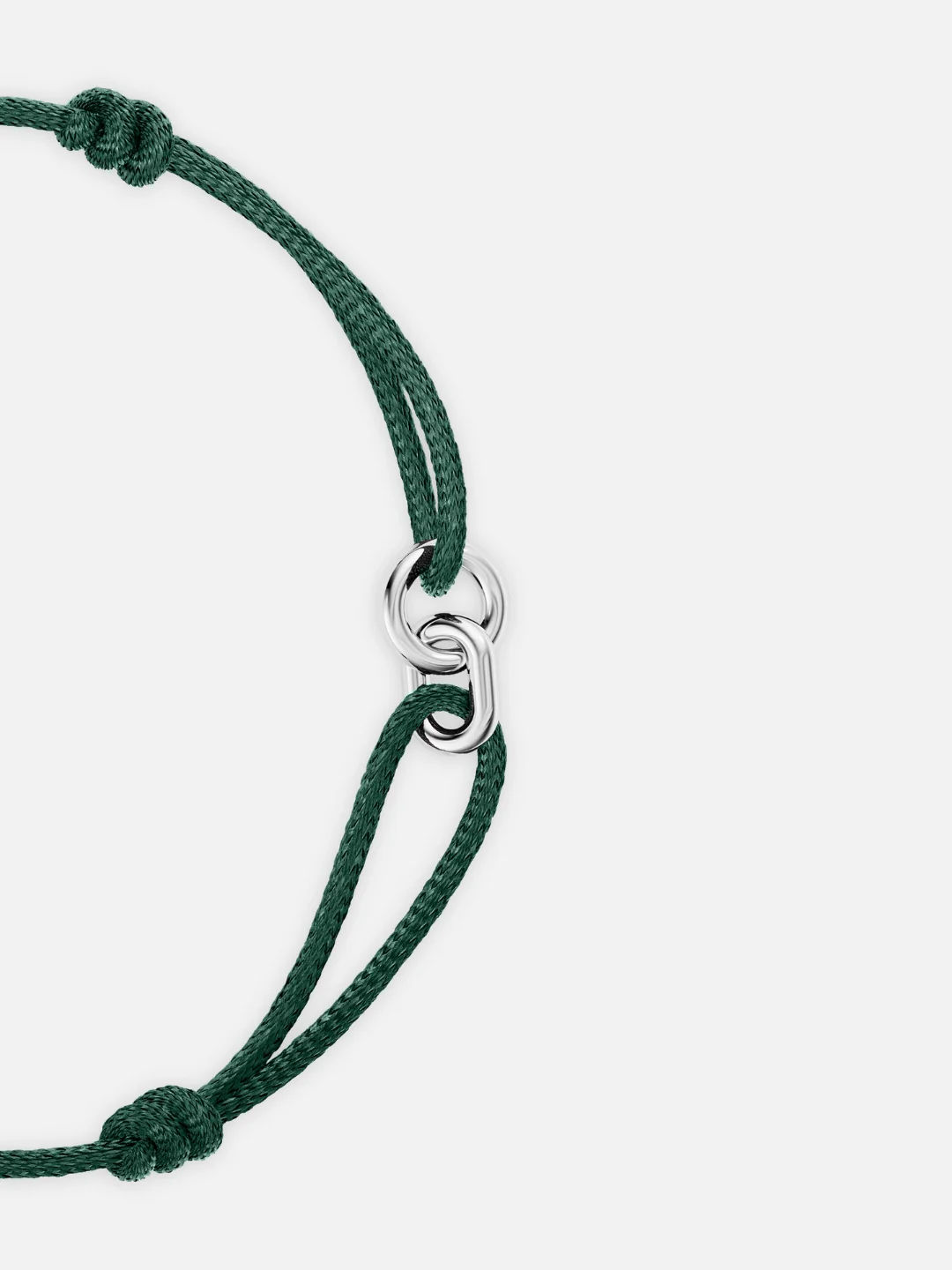 GREEN UNITY BRACELET | Silver - Image 3