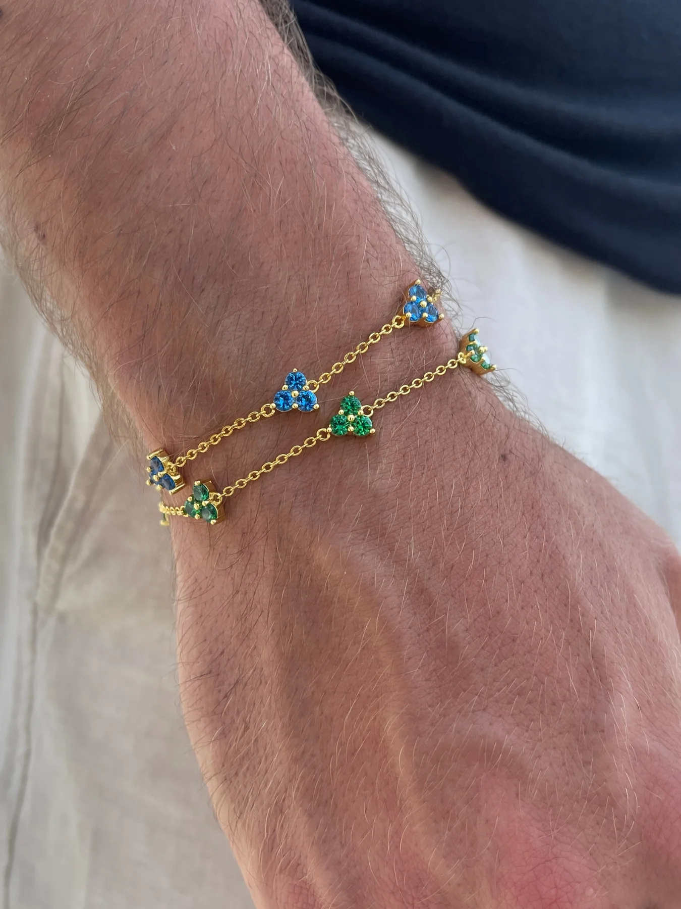 OCEAN CLOVER BRACELET | 18K Gold - Image 5