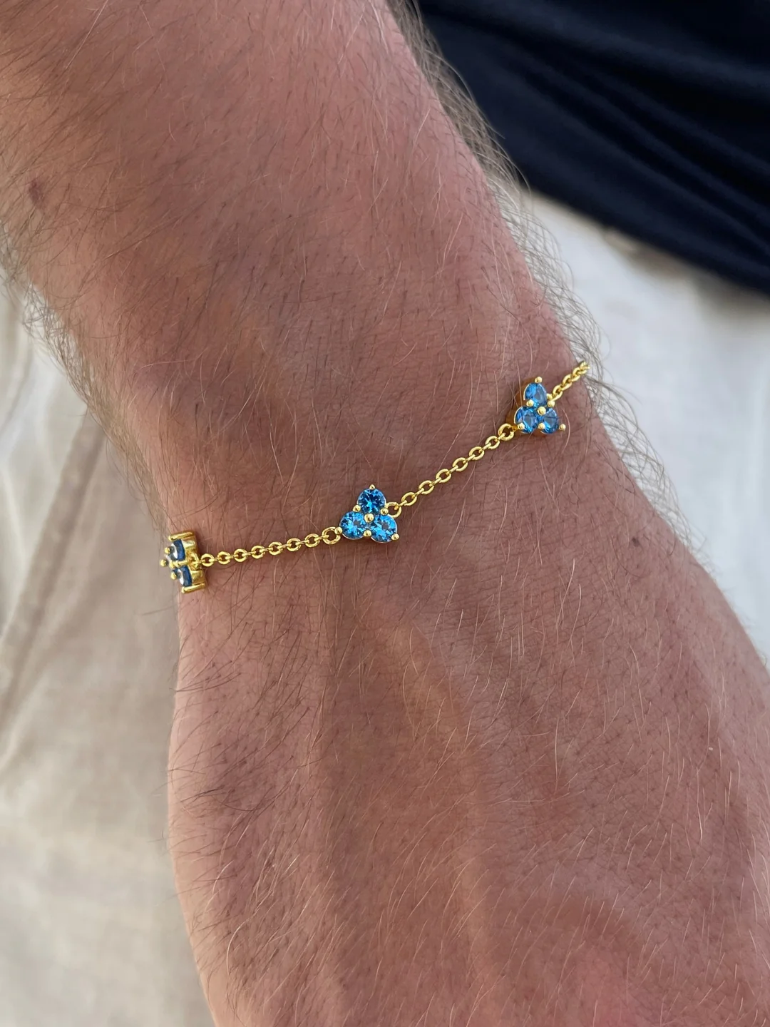 OCEAN CLOVER BRACELET | 18K Gold - Image 7