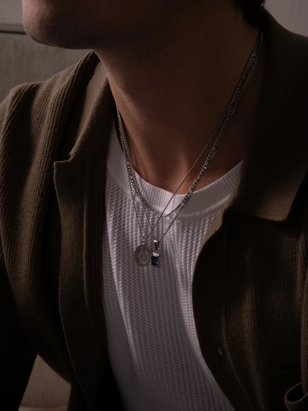 OCEAN GEMSTONE CHAIN | Silver - Image 4