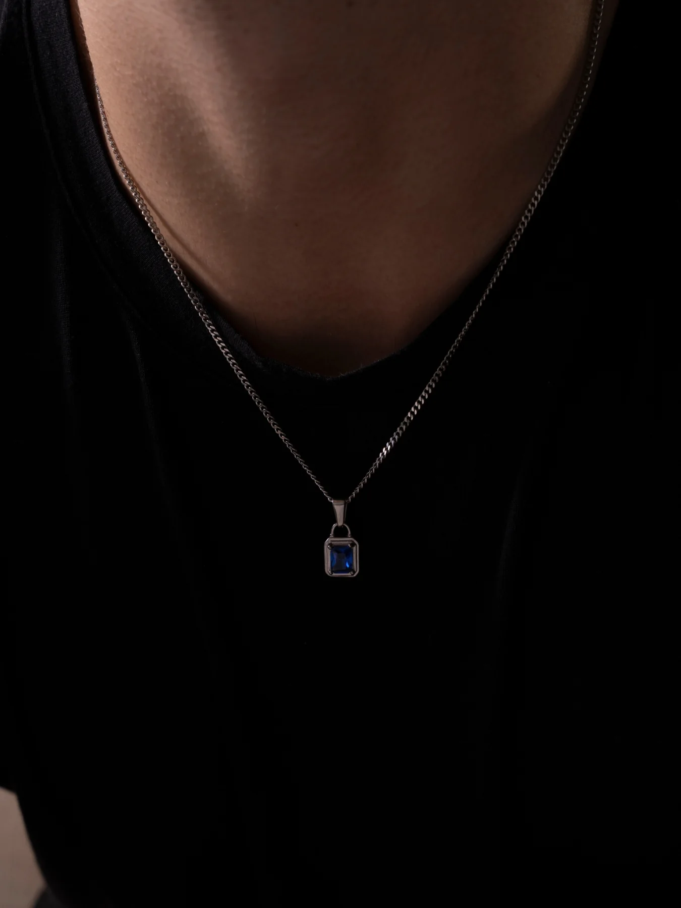 OCEAN GEMSTONE CHAIN | Silver - Image 5