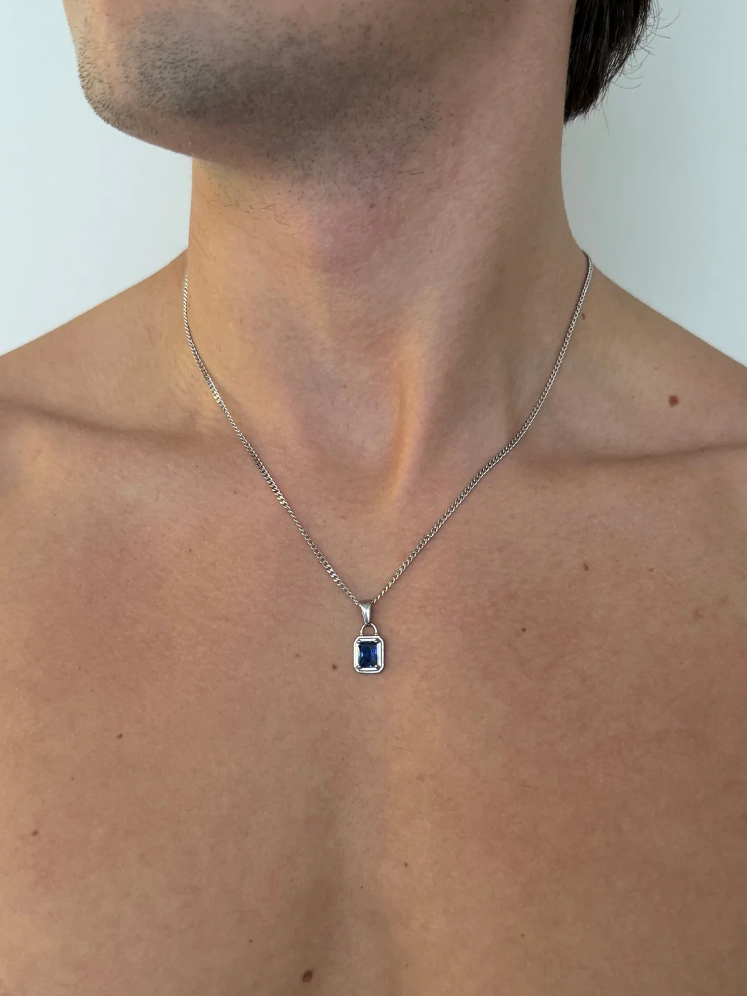OCEAN GEMSTONE CHAIN | Silver - Image 7