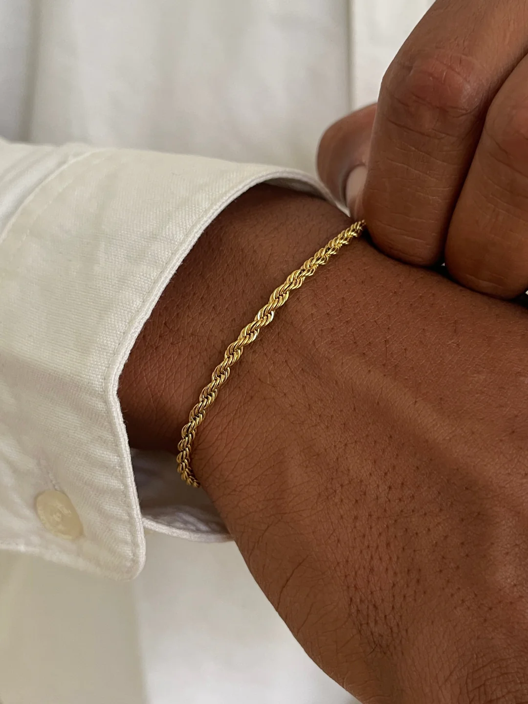 ROPE BRACELET 3MM | 18K Gold - Image 5