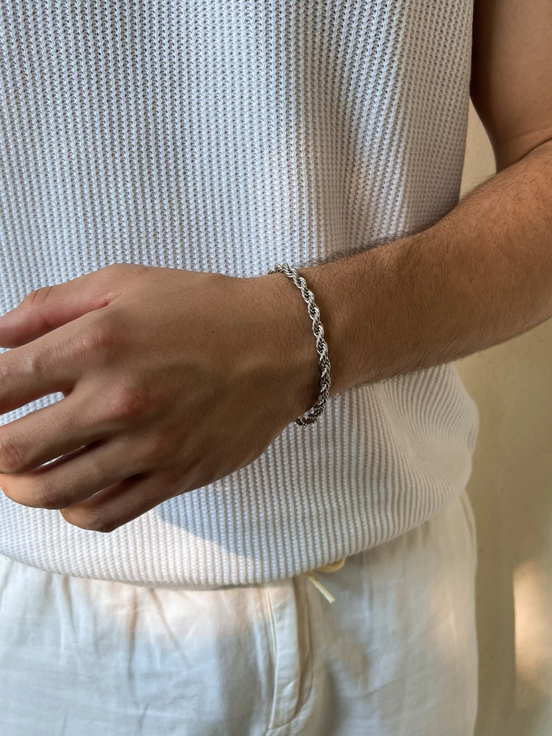 ROPE BRACELET 5MM | Silver - Image 2