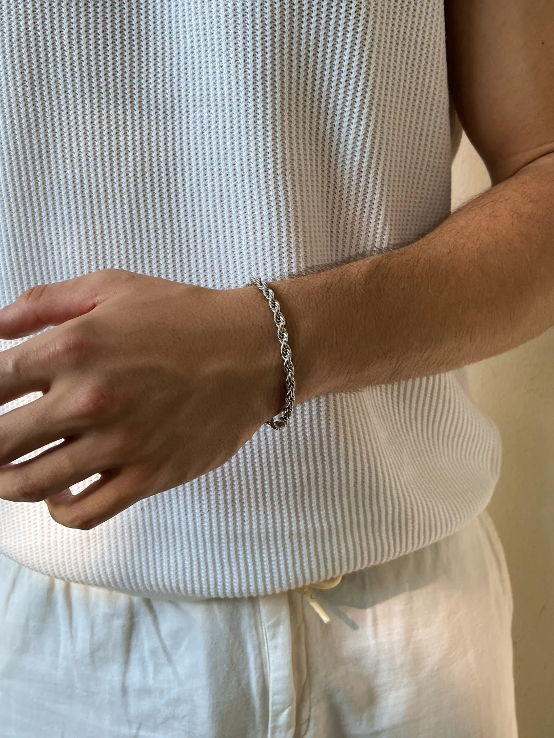 ROPE BRACELET 5MM | Silver - Image 5