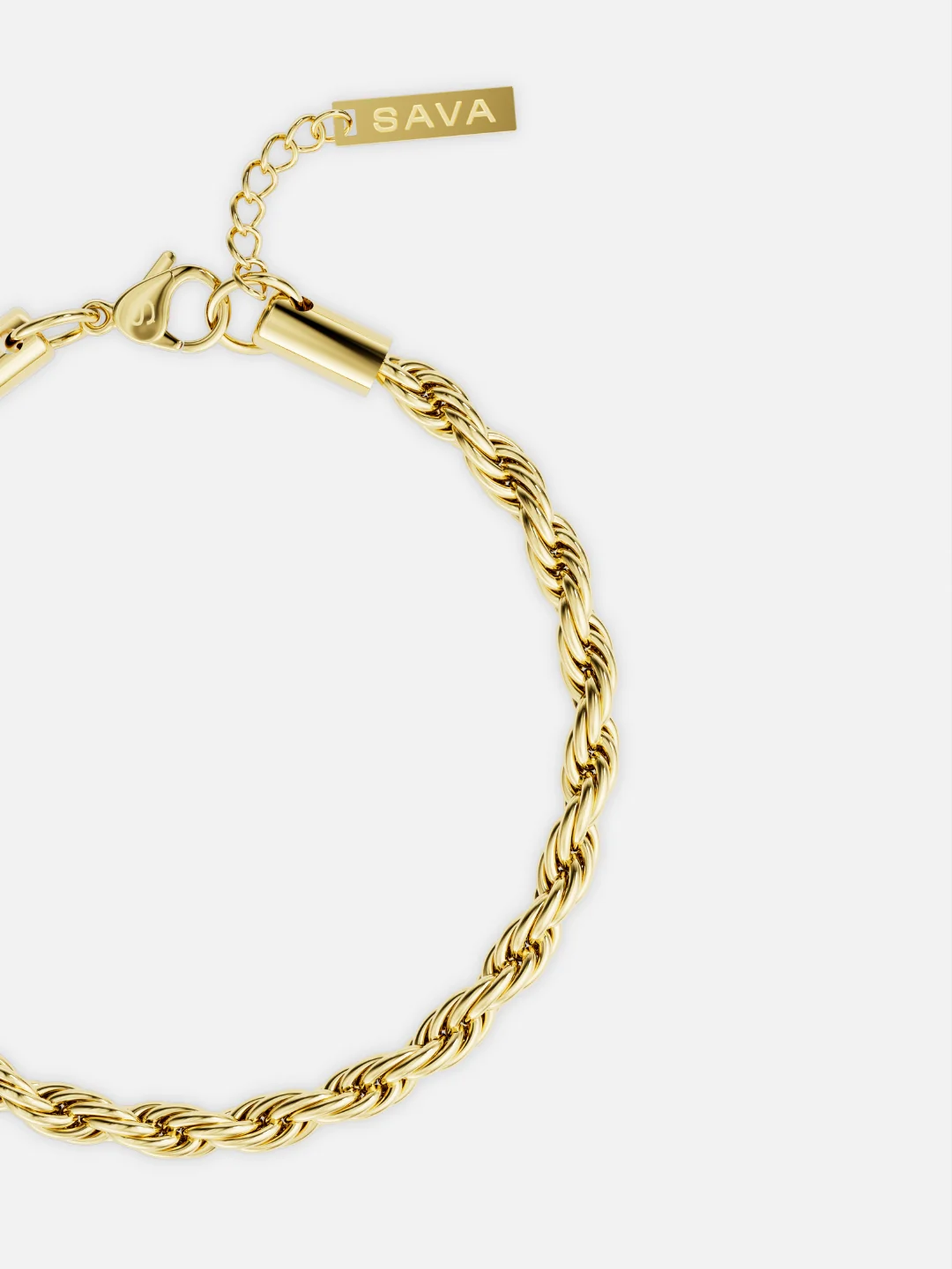 ROPE BRACELET 5MM | 18K Gold - Image 3
