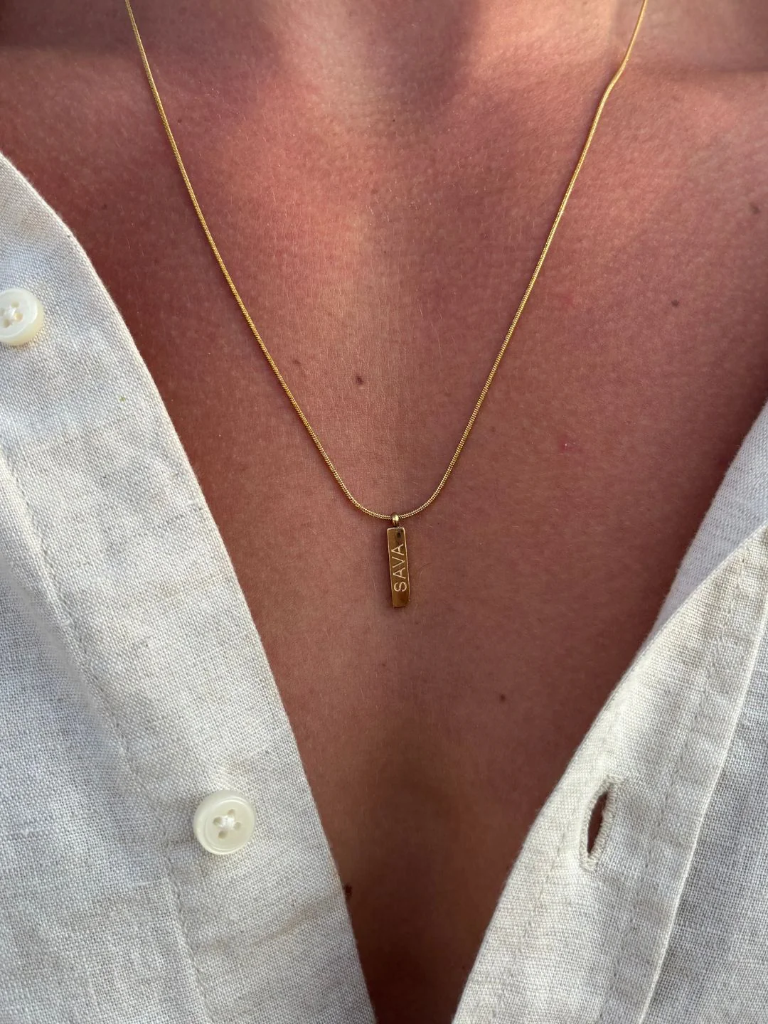SAVA NECKLACE | 18K Gold - Image 5