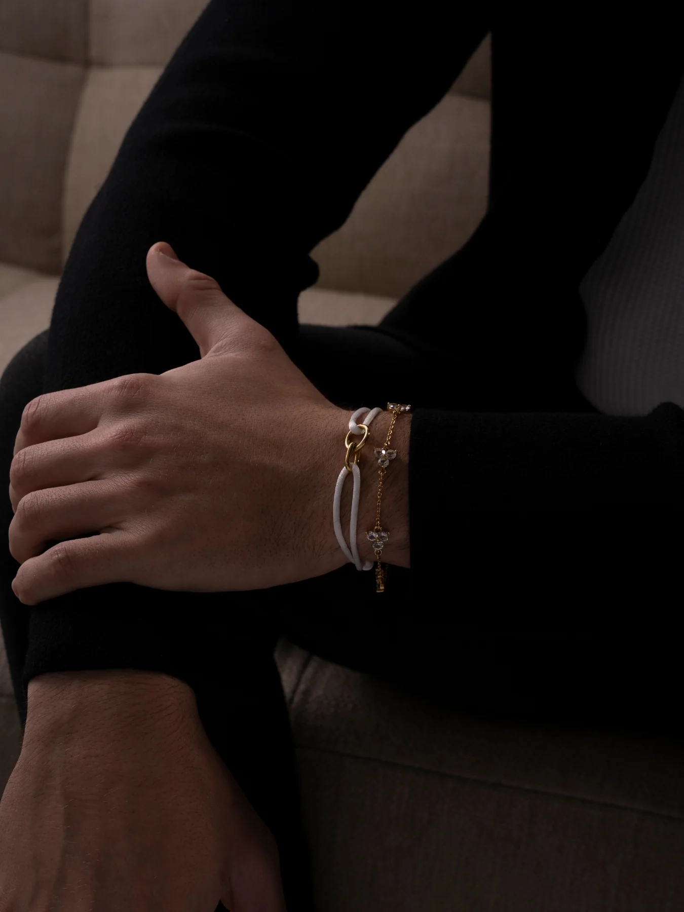 SNOW UNITY BRACELET | 18K Gold - Image 7