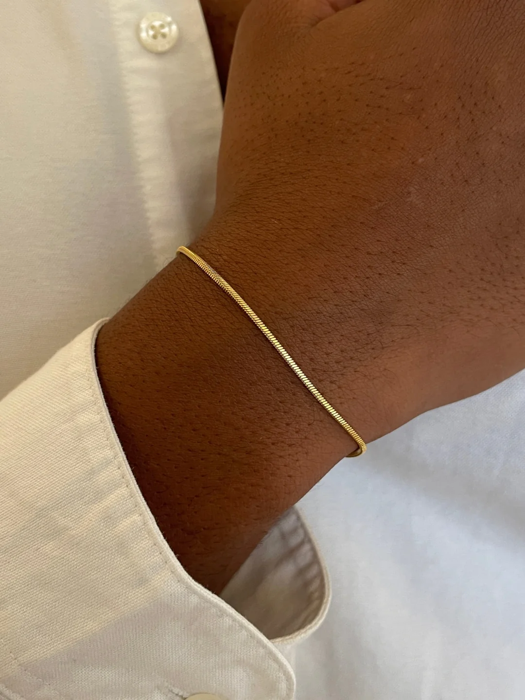 SQUARE BRACELET | 18K Gold - Image 4