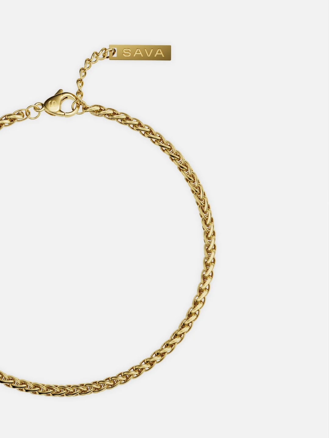 WHEAT BRACELET 3MM | 18K Gold - Image 3