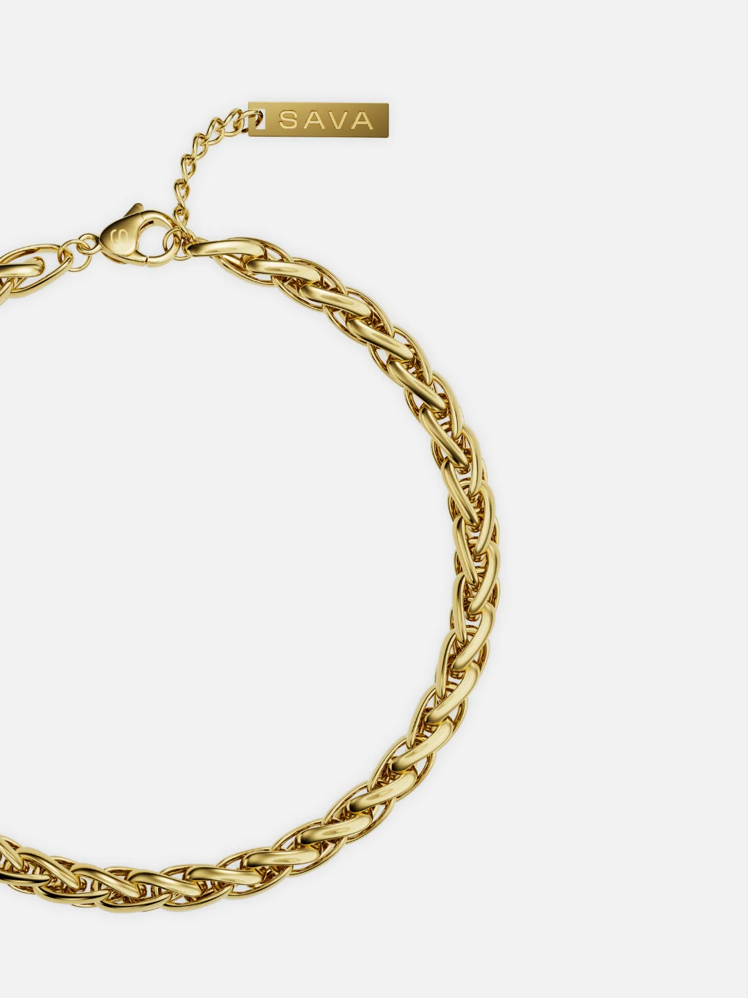 WHEAT BRACELET 5MM | 18K Gold - Image 3