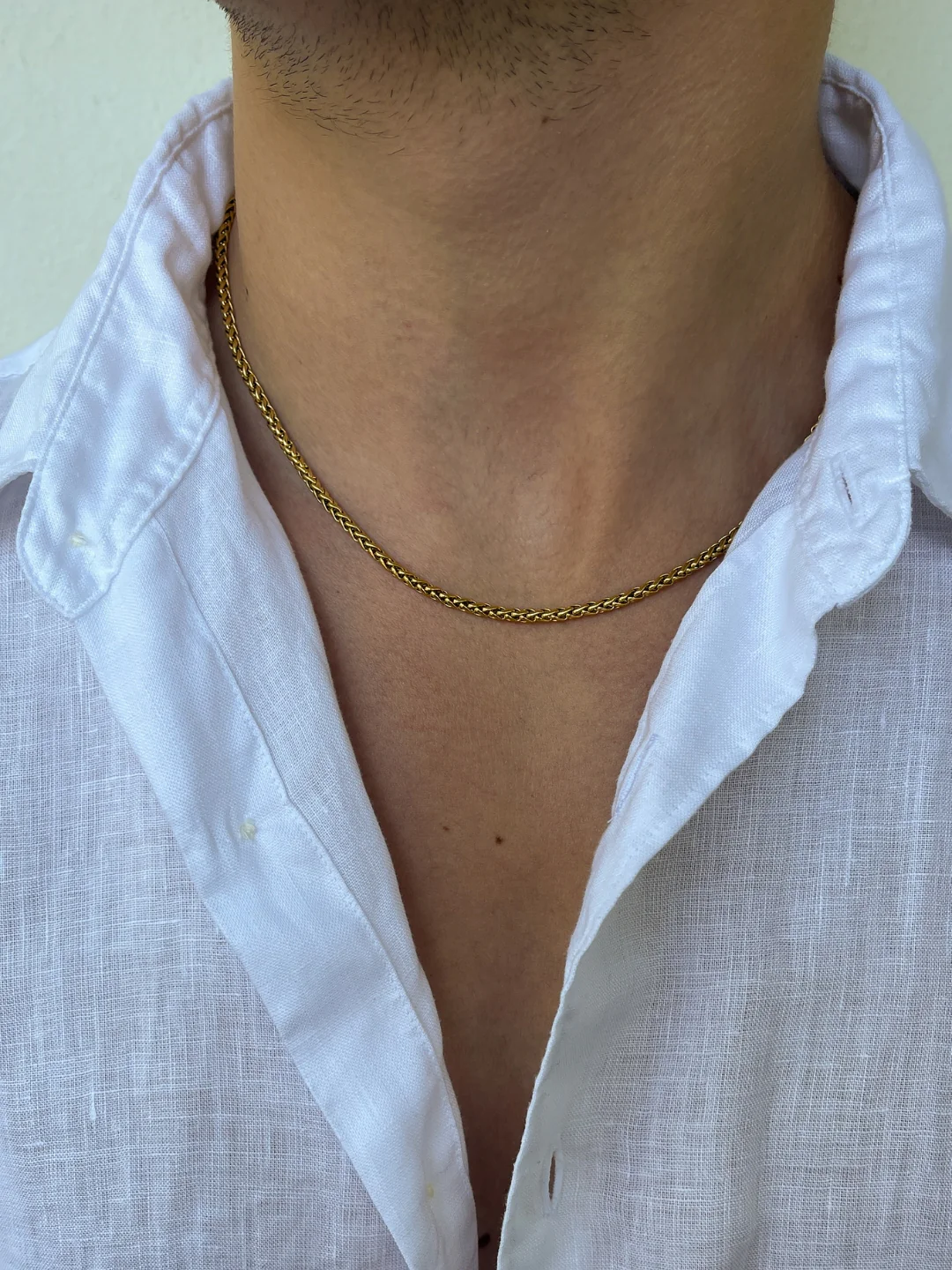 WHEAT CHAIN 3MM | 18K Gold - Image 5
