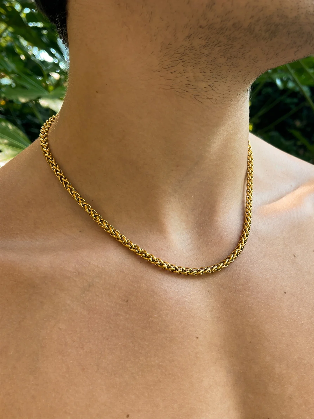 WHEAT CHAIN 5MM | 18K Gold - Image 4